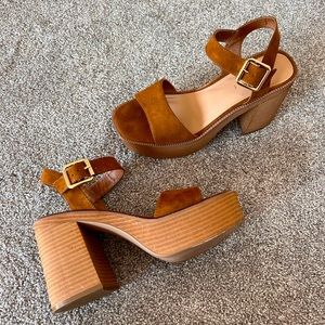 Steve Madden Girl platform sandals, 9 - 70s, hippie, retro heels